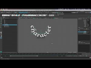 How to Create a controller icon with multiple curves and text