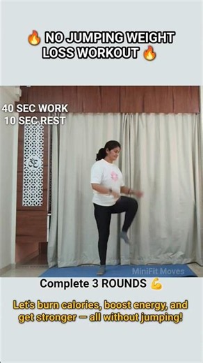 Standing Weight Loss Workout | No Jumping, Beginner Friendly 🔥