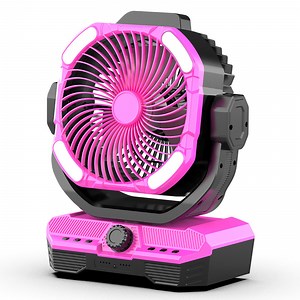 [Hot Item] Portable Rechargeable Electric Fan with Remote Control for Outdoor and Home Use
