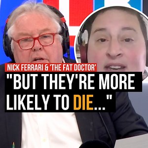 2.6M views · 9.6K reactions | Nick Ferrari is aghast by claims from 'The Fat Doctor' who says weight loss doesn't benefit people's health and the public have been fed ‘lies’ about obesity to benefit the weight loss industry. | LBC | Facebook
