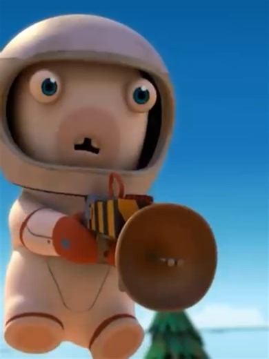 RabbidsInvasion (@rabbidsinvasionofficial) - Anti Gravity Rabbids! #rabbids #cartoon #animation #funny #bwah | rabbits