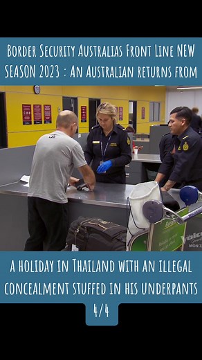 Border Security Australias Front Line NEW SEASON 2023 : An Australian returns from a holiday in Thailand with an illegal concealment stuffed in his underpants. #police #bordersecurity #security #airport #BorderSecurityAustralias #airportbordersecurity
