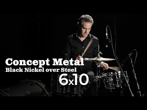 Snare Drum Demo: PDP Metal - Black Nickel over Steel 6x10