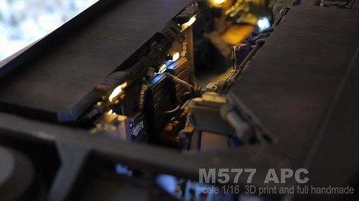 Geekculture - Awesome homemade M577 transport from the...