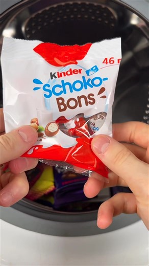 ASMR Candy Arrangement in Washing Machine