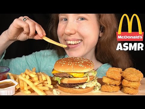 ASMR McDONALD'S DOUBLE BIG MAC MUKBANG (Collab With Dam Bee ASMR) EATING SOUNDS