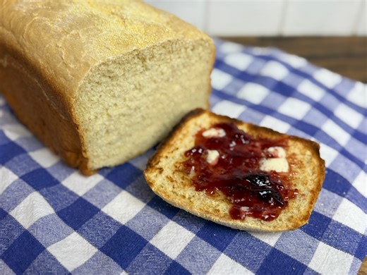 Bread Machine English Muffin Bread for Toasting (2 lb, 1.5 lb, 1 lb)