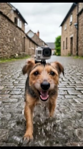 Crazy GoPro Dog Chase 😂 | POV Animal Adventure #viralshort #dog