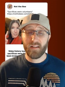 Did you know child sacrifice can be "kind," and if you disagree, you've been brainwashed by "white education"? 🤔 | Not the Bee