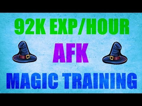 AFK 92K EXP/H Magic Training Guide Oldschool Runescape 2007 ( OSRS )