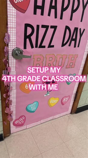 #classroomsetup #teacher #teachertok #asmr | setting up my classroom