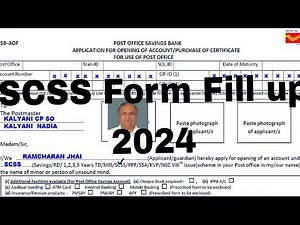 Post office SCSS form fill up in details
