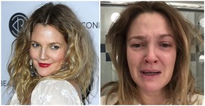 Drew Barrymore Shares A Photo Of Herself Sobbing To Make A Powerful Point About 'Difficult' Days