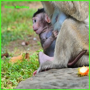 16K views · 1.8K reactions | Terrible crying poor baby monkey tantrum screaming so loud cuz mother catch her tail! | RESEP Monkey | Facebook