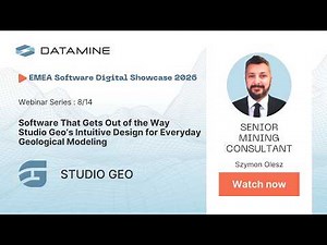 Datamine live 2026 | Software That Gets Out of the Way