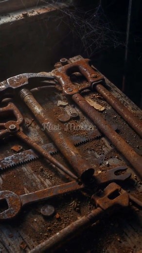See how these tools went from rusty to clean #metalrestoration #short #rustremoval #rustmaster #asmr