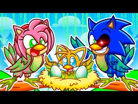 Having A HACKER SONIC BIRD FAMILY In Roblox Feather Family!