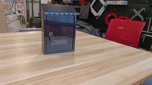 New Design Modern Metal MailBoxes Outdoor Commercial Post Office Mailboxes Wall Mounted Letter Box on Foot With Lace