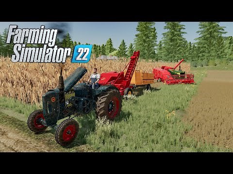 Oldest equipments to harvest with | Farming Simulator 22 Old Farm