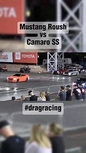 760K views · 11K reactions | Mustang Roush vs Camaro SS #dragracing | Drag Racing | Facebook