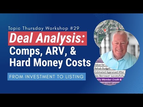 Comps, ARV. and Hard Money Calculations From Investment to Listing | Home Evaluation & Deal Analysis