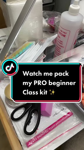 Beginner Nail Kits: Packing My PRO Class Kit ✨