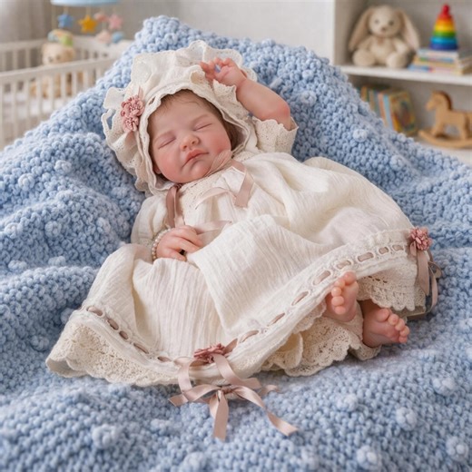 22 Inch Hand Painted Reborn Baby Doll, Ultra Realistic Soft Weighted Body - Etsy