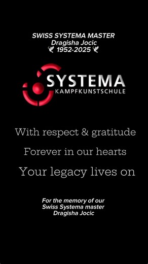 Systema Valais | Martial Art | Switzerland 🇨🇭 on Instagram: "In memory of our Swiss Systema master, Dragisa Jocic 🕊️ Your presence, your strength, and your humility shaped far more than our movement — they shaped our way of being. Through your teaching, we learned to breathe, to endure, to adapt, to move with honesty and intention. Your legacy lives on in our bodies, in our minds, and in the way we transmit. Thank you for everything, Master 🙏 Your teaching lives within us. Forever with respe