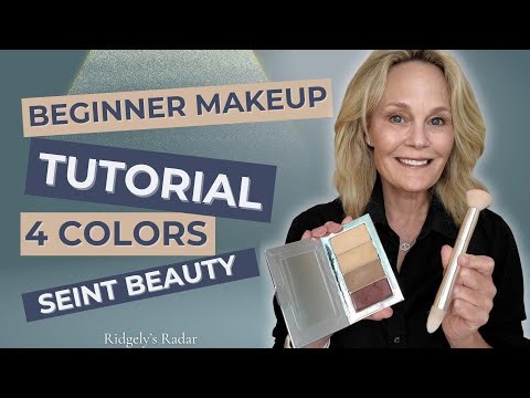 Beginner Seint Makeup Tutorial with 4 colors & 1 brush | Starter Collection No 4 (Women over 50)