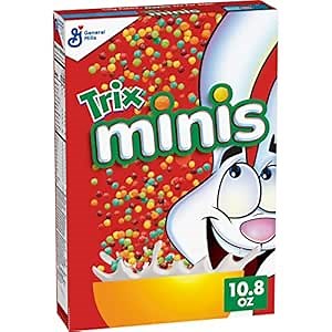 Trix Minis Fruity Mini Corn Puff Breakfast Cereal, 10.8 OZ