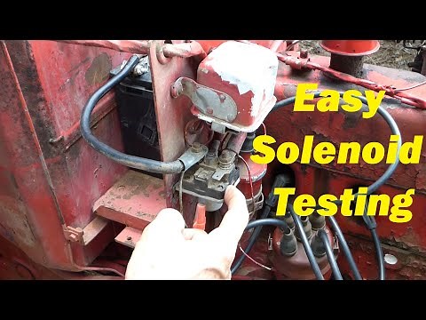 How To Test & Replace A Starter Solenoid - Lawn Mower, Tractor, ATV, Snowmobile, Car & Others