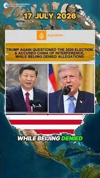 🚨 Trump Accuses China Again | Iran-US Tensions Escalate | Russia-Ukraine War | World News Today 🌍