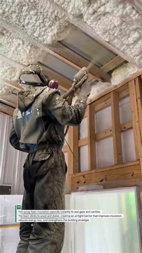 Professional Spray Foam Insulation for Energy Efficient Homes | #SprayFoam #Insulation #Construction