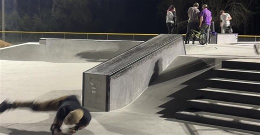 Rollerblader Grind Fail