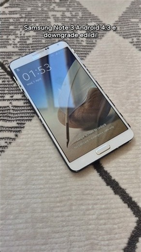 Samsung Note 3 ama ilk çıktığı sürümünde! #techtok #customrom #samsung #android @eymen1609
