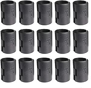 Wire Shelf Clips 3/4 inch, 52 Pcs Wire Shelving Shelf Lock Clips, Wire Shelf Replacement Clips for 0.75 in（3/4） Post Wire Shelving System, Adjustable Shelvings Shelving Sleeves Replace Clips