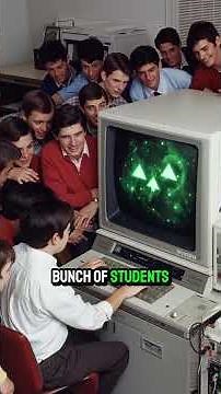 The History of the First Computer Game #history #educational #youtubeshorts #games #gameplay