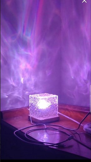 Ocean Wave LED Lamp Unboxing 🌊✨ | Desidiya 3D Crystal Night Light for Bedroom Decor & Gifts