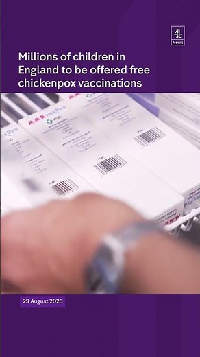 Chickenpox vaccine for children on NHS