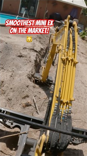 Digging footer for retaining wall! #construction #retainingwall #excavator #excavation