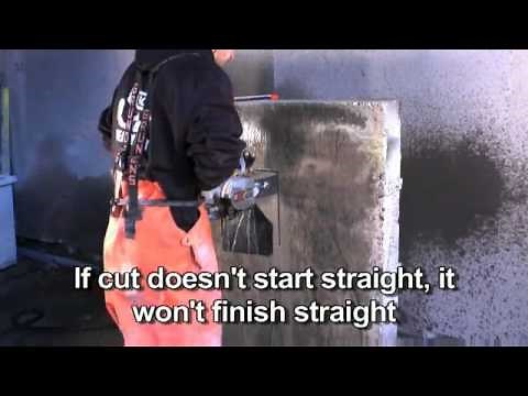 ICS Concrete Cutting Chainsaw Best Practices