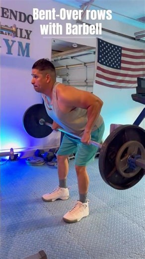Barbell Rows #backworkout #gymlife #lifestyle #lifting #power #fitness #growth #journey #consistency