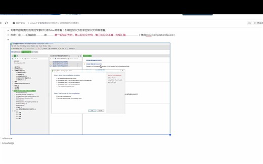 citavi 文献汇编，使用citavi-Compilation和word