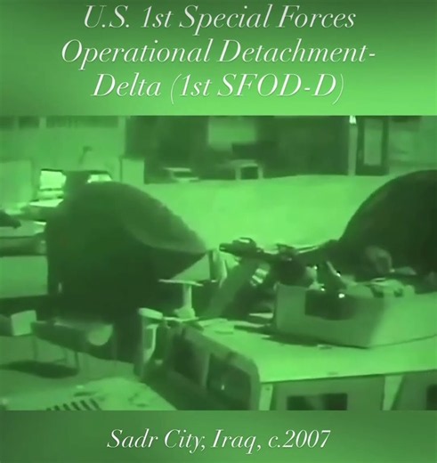 1st SFOD-D in Sadr City in 2007 hitting a target #macvsog #specialforces #specialoperations