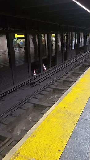 R160 (R) train leaving at 34th Street HS ft. R46 (N) train