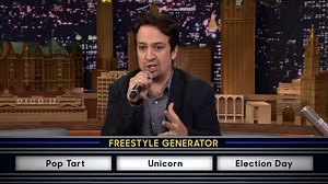 Lin-Manuel Miranda Tests His Rapping Limits in a Game of Wheel of Freestyle