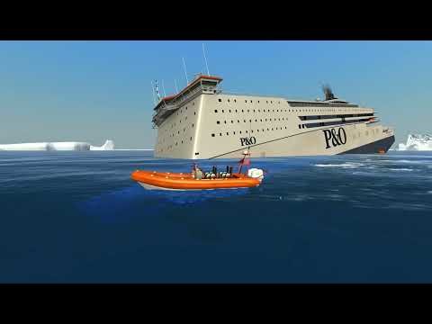Sinking of The Pride of Rotterdam | Ship Simulator Extremes Sinks Like the Britannic