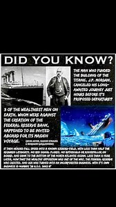 1M views · 12K reactions | #Titanic was an #insidejob, #titanicwasaninsidejob #EndTheFed | Titanic Was An Inside Job End The Federal Reserve System | Facebook