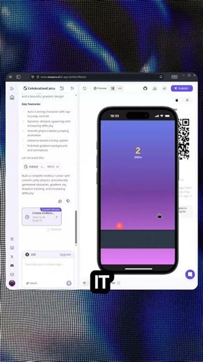 I Built my First Mobile Game in 2 Minutes