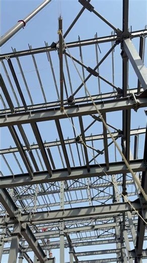 Structure Erection by Worker | #shorts #ytshorts